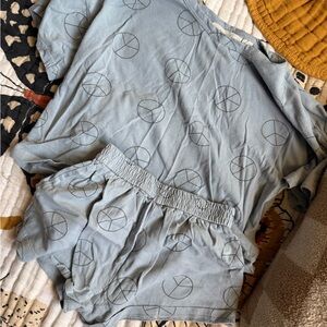 Kids Peace Sign Matching Set - Blue